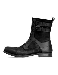 Kazar Auliniai batai su raišteliais juoda