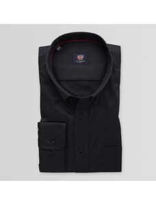 Willsoor Vyriški klasikiniai juodi marškiniai 15010