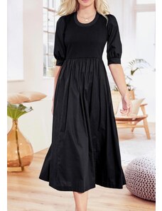 Linea Tesini Ilga juoda suknelė "Combi" : Dydis - 36