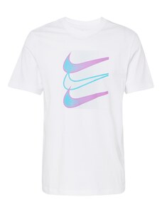 Nike Sportswear Marškinėliai šviesiai mėlyna / purpurinė / balkšva