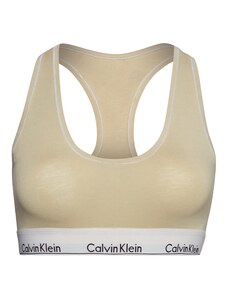Calvin Klein Underwear Liemenėlė smėlio spalva / juoda / balta