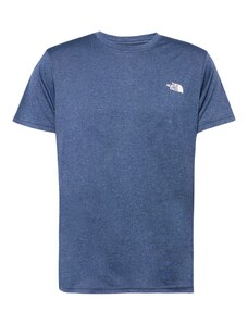 THE NORTH FACE Sportiniai marškinėliai 'Reaxion Amp' melsvai pilka / balta