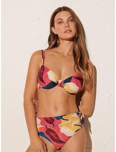 Ysabel Mora formuojantis bikini maudymosi kostiumėlis "Eliana Multicolor Flower Print"