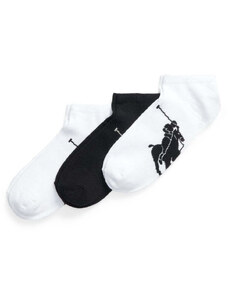 POLO RALPH LAUREN vyriškos baltos kojinės 3 pack socks