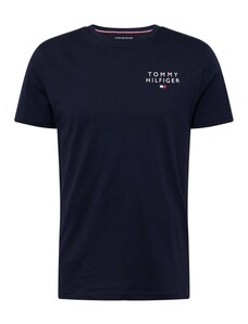 Tommy Hilfiger Underwear Marškinėliai tamsiai mėlyna jūros spalva / raudona / balta