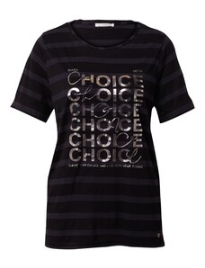 Key Largo Marškinėliai 'CHOICE' auksas / tamsiai pilka / juoda