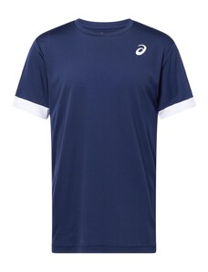 ASICS Sportiniai marškinėliai tamsiai mėlyna / balta
