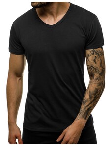 Vyriški juodos spalvos marškinėliai Dimel