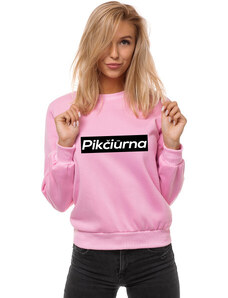 Moteriškas rožinis džemperis Pikčiūrna