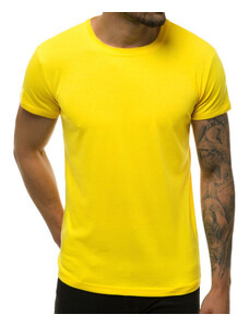 Vyriški marškinėliai šviesiai geltonos spalvos Loget