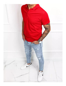 Vyriški raudoni polo marškinėliai Palom