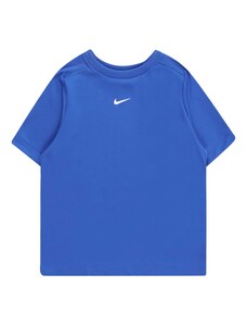 NIKE Sportiniai marškinėliai mėlyna / balta