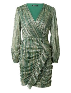 SWING Kokteilinė suknelė tamsiai mėlyna / rusvai žalia / tamsiai žalia / sidabrinė