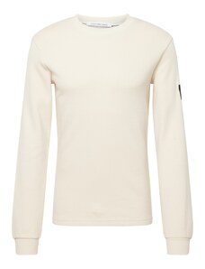 Calvin Klein Jeans Marškinėliai nebalintos drobės spalva