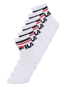 FILA Sportinės kojinės raudona / juoda / balta