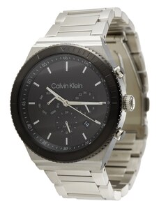 Calvin Klein Analoginis (įprasto dizaino) laikrodis juoda / sidabrinė