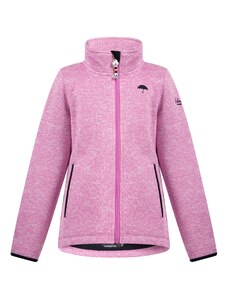 Schmuddelwedda Flisinis džemperis šviesiai rožinė / juoda / natūrali balta
