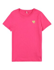 KIDS ONLY Marškinėliai 'Kita' smėlio spalva / rožinė