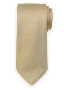 Willsoor Vyriškas klasikinis geltonai-pilkas kaklaraištis 15231