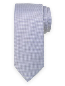 Willsoor Vyriškas klasikinis sidabrinės spalvos kaklaraištis su subtiliu raštu 15239