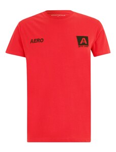 AÉROPOSTALE Marškinėliai raudona / juoda