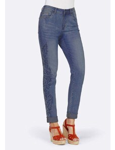 Linea Tesini Mėlyni siuvinėti džinsai : Dydis - 36