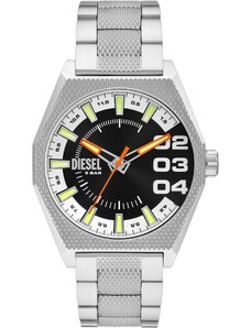 DIESEL Analoginis (įprasto dizaino) laikrodis juoda / sidabrinė
