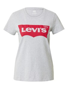 LEVI'S  Marškinėliai 'The Perfect Tee' margai pilka / raudona