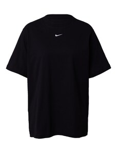 Nike Sportswear Marškinėliai 'Essentials' juoda / balta
