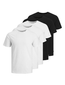 JACK & JONES Marškinėliai 'Essentials' juoda / balta