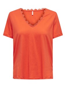 ONLY Marškinėliai 'DUFFY' oranžinė