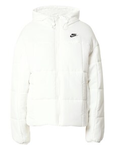Nike Sportswear Žieminė striukė juoda / balta
