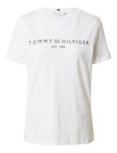 TOMMY HILFIGER Marškinėliai tamsiai mėlyna / balta