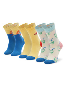 Vaikiškų ilgų kojinių komplektas (3 poros) Happy Socks