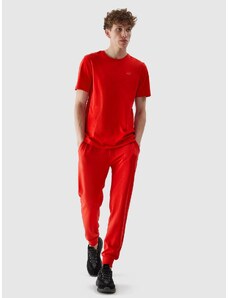 4F Vyriškos sportinės jogger kelnės - raudonos spalvos