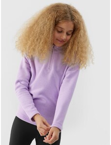 4F Termoaktyvus apatinis fliso trikotažas (viršus) mergaitėms - violetinis