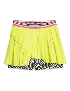 PUMA Sportinio stiliaus sijonas neoninė geltona / šviesiai rožinė / juoda / balta