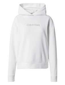 Calvin Klein Megztinis be užsegimo 'HERO' sidabro pilka / balta