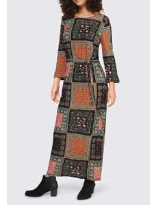 Linea Tesini Ilga rudens spalvų suknelė : Dydis - 40