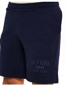 TOMMY HILFIGER vyriški mėlyni šortai Graphic sweatshort