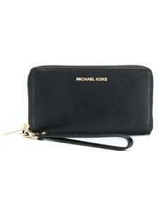 MICHAEL KORS moteriška juoda piniginė Large phone case wallet
