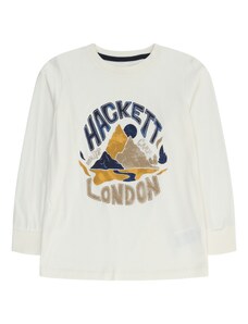 Hackett London Marškinėliai mėlyna / šviesiai ruda / oranžinė / balta