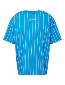Karl Kani Marškinėliai 'Pinstripe' mėlyna / balta