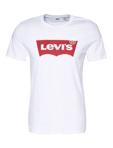 LEVI'S  Marškinėliai 'Graphic Set In Neck' raudona / balta