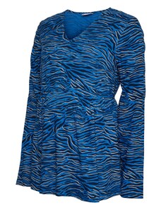 MAMALICIOUS Marškinėliai 'Costa' tamsiai mėlyna / sodri mėlyna („karališka“) / rusvai pilka