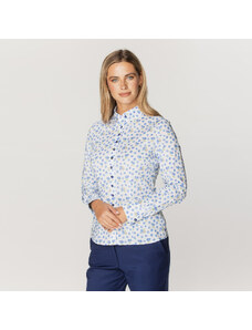 Willsoor Moterys marškinėliai su mėlynės modelį 9577