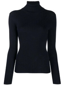 PAROSH moteriškas mėlynas džemperis Leila turtleneck sweater