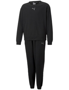 Puma Sportinis Kostiumas Paaugliams Loungewear Suit Black 670734 01