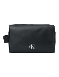 Calvin Klein Jeans Tualeto reikmenų / kosmetikos krepšys grafito / juoda / balta