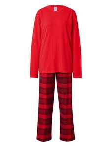 Calvin Klein Underwear Pižama raudona / burgundiško vyno spalva
